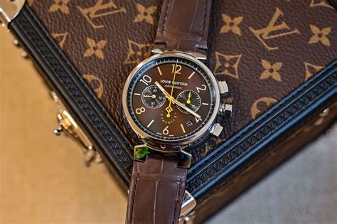 louis vuitton tambour watch gold|louis vuitton tambour chronograph watch.